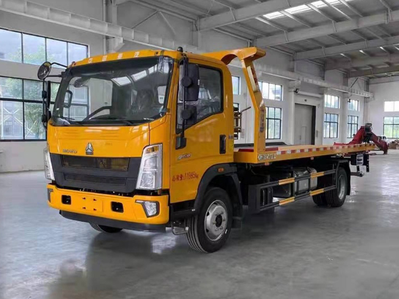 豪沃4500軸距精品清障車
