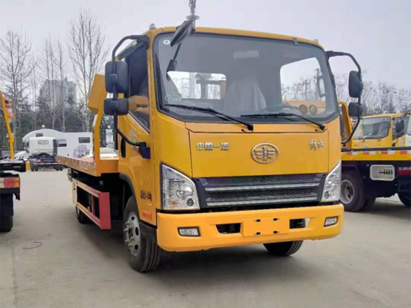 解放國六錫柴藍牌清障車